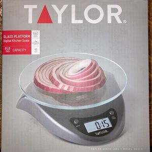 Taylor Glass Platform Digital Kitchen Scale